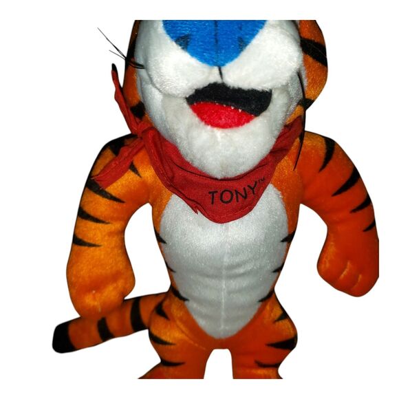 Vintage Tony the Tiger Plush Doll 1991, 9" Sasco, Frosted Flakes Kelloggs Cereal - Picture 3 of 3